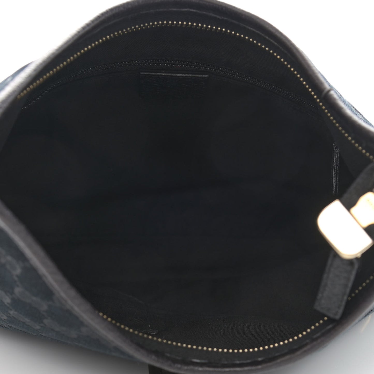 Monogram Medium Abbey D Ring Hobo Black