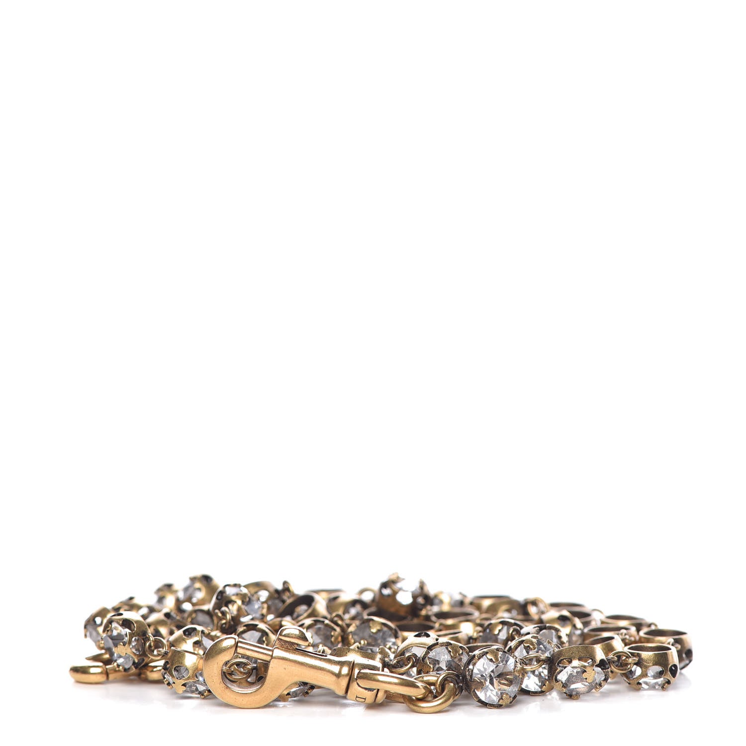 Christian Dior Crystal Chain Gold 1 of 4