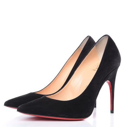 Christian Louboutin Veau Velours Alminette 100 Pumps 36 Black 3 of 10