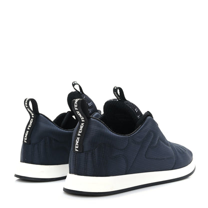 Fendi Nylon Womens Ffreedom Sneakers 36 Blue Black 4 of 7