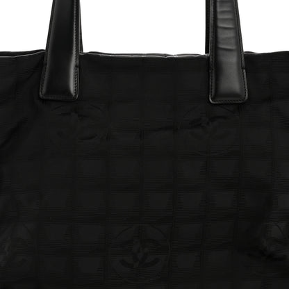 Chanel Nylon Large Travel Tote Black 7 of 11