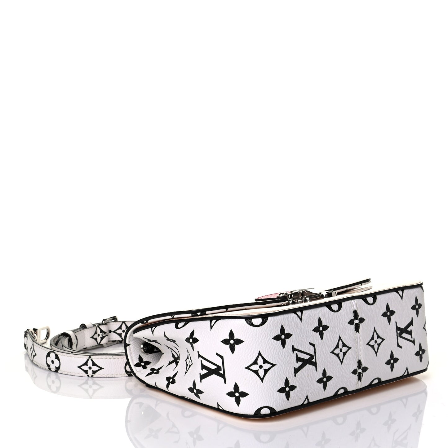 Patent Calfskin Monogram Cherrywood BB Creme