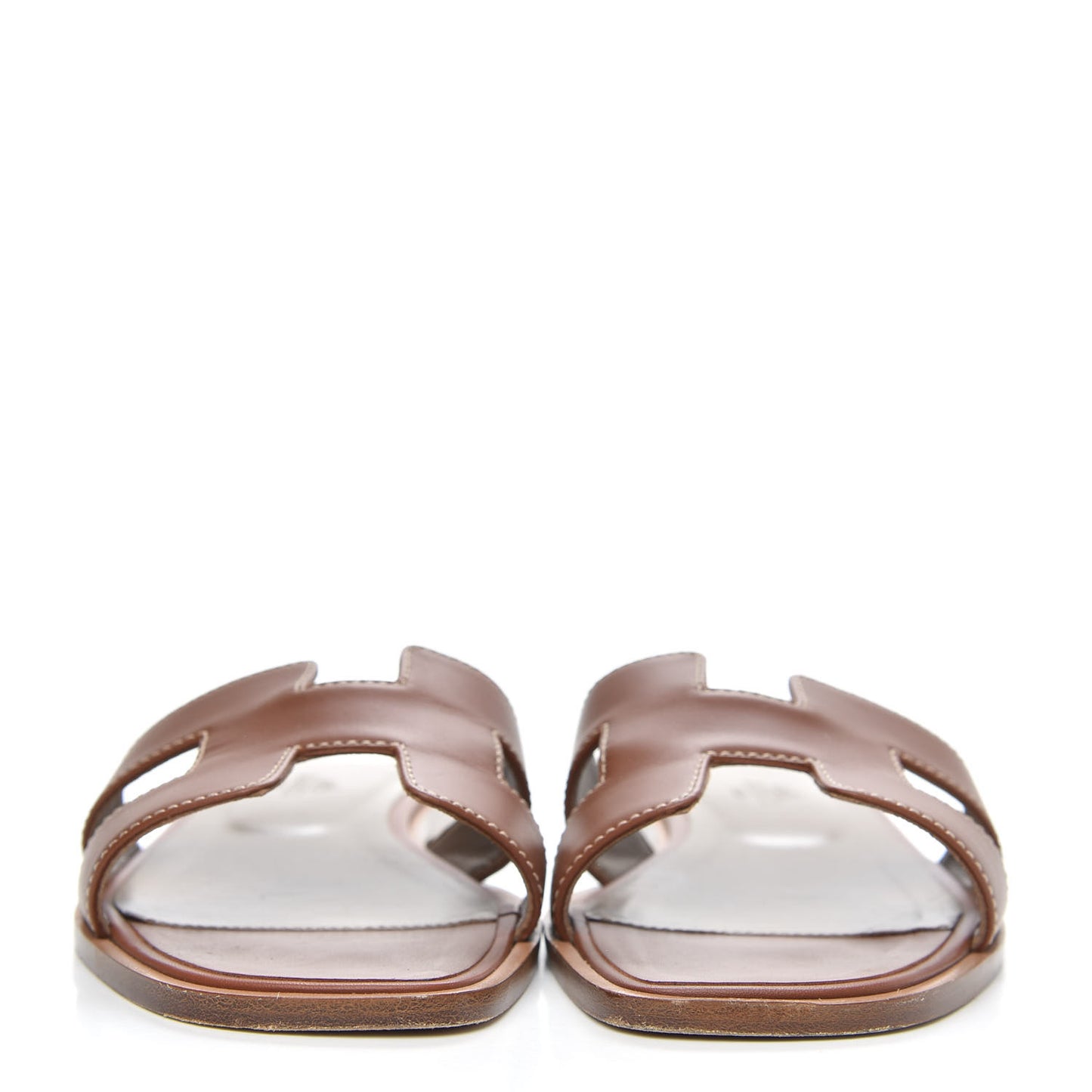 Box Calfskin Oran Sandals 36.5 Gold