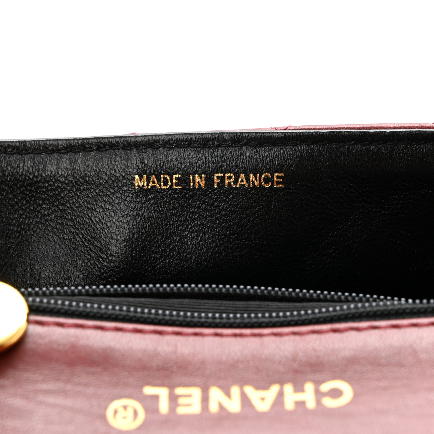 Lambskin Quilted Mini Square Flap Burgundy