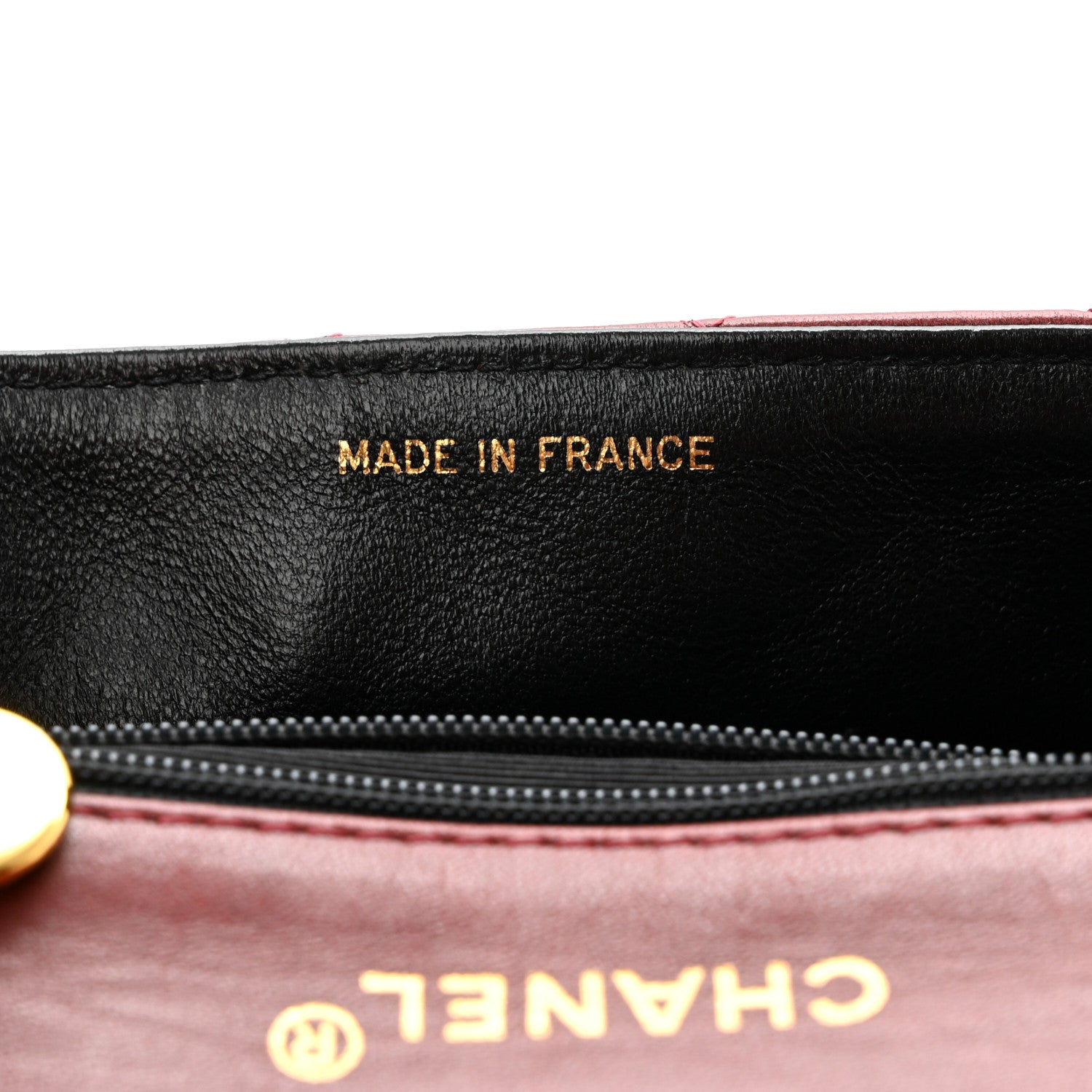 Chanel Lambskin Quilted Mini Square Flap Burgundy 7 of 11