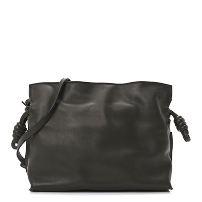 Loewe Calfskin Mini Flamenco Knot Clutch Dark Khaki 1 of 9