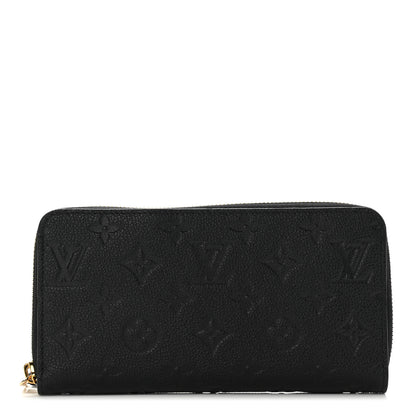 Louis Vuitton Empreinte Zippy Wallet Black 1 of 8