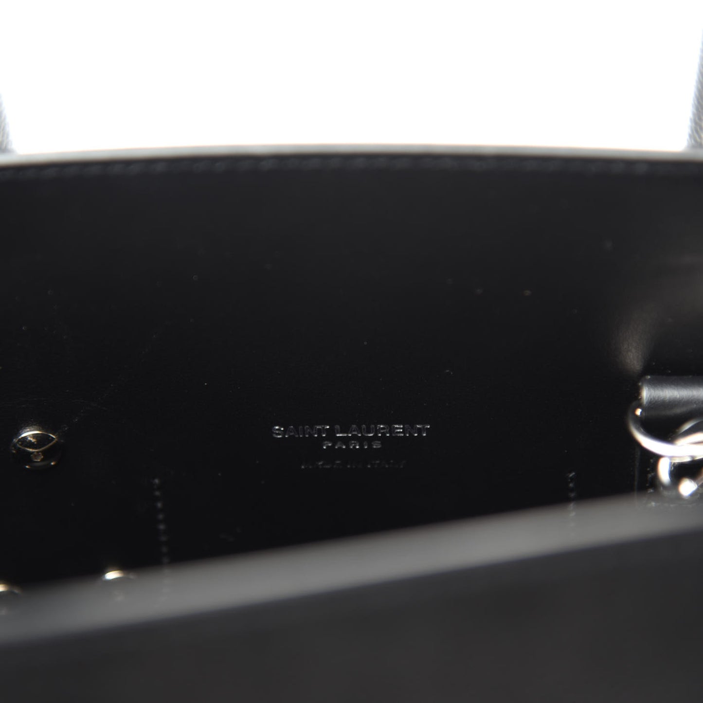Grained Calfskin Small Sac De Jour Black