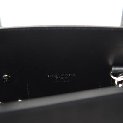 Saint Laurent Grained Calfskin Small Sac De Jour Black 8 of 9