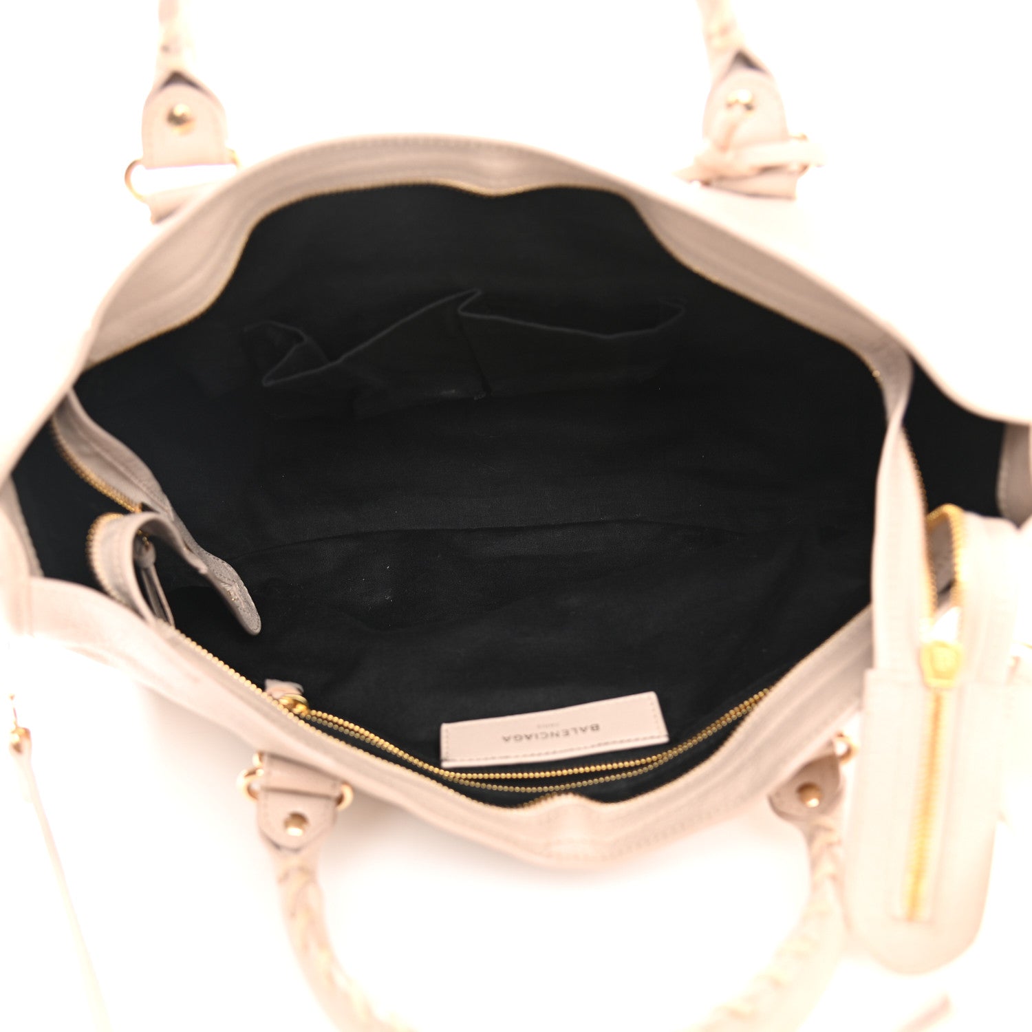 Balenciaga Chevre Gold Hardware Metallic Edge City Beige Praline 5 of 14
