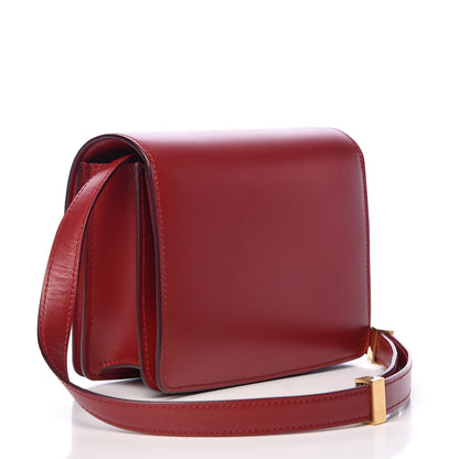 Celine Smooth Calfskin Small Classic Box Flap Bag Red 3 of 8