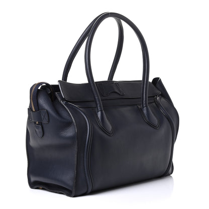 Celine Smooth Calfskin Shoulder Luggage Navy 2 of 4