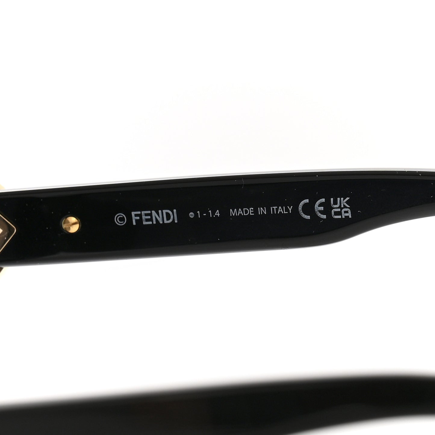 Acetate FF Diamonds Sunglasses FE40139I Black