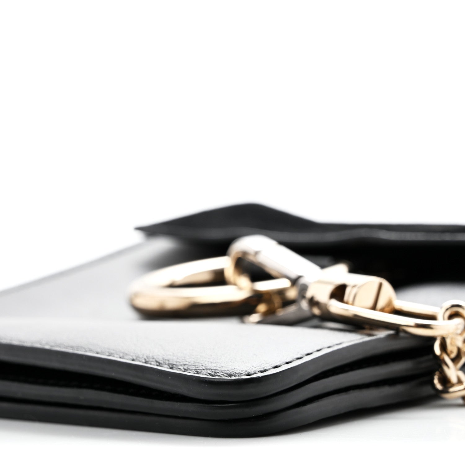 Chloe Suede Calfskin Mini Faye Bracelet Bag Black 10 of 16