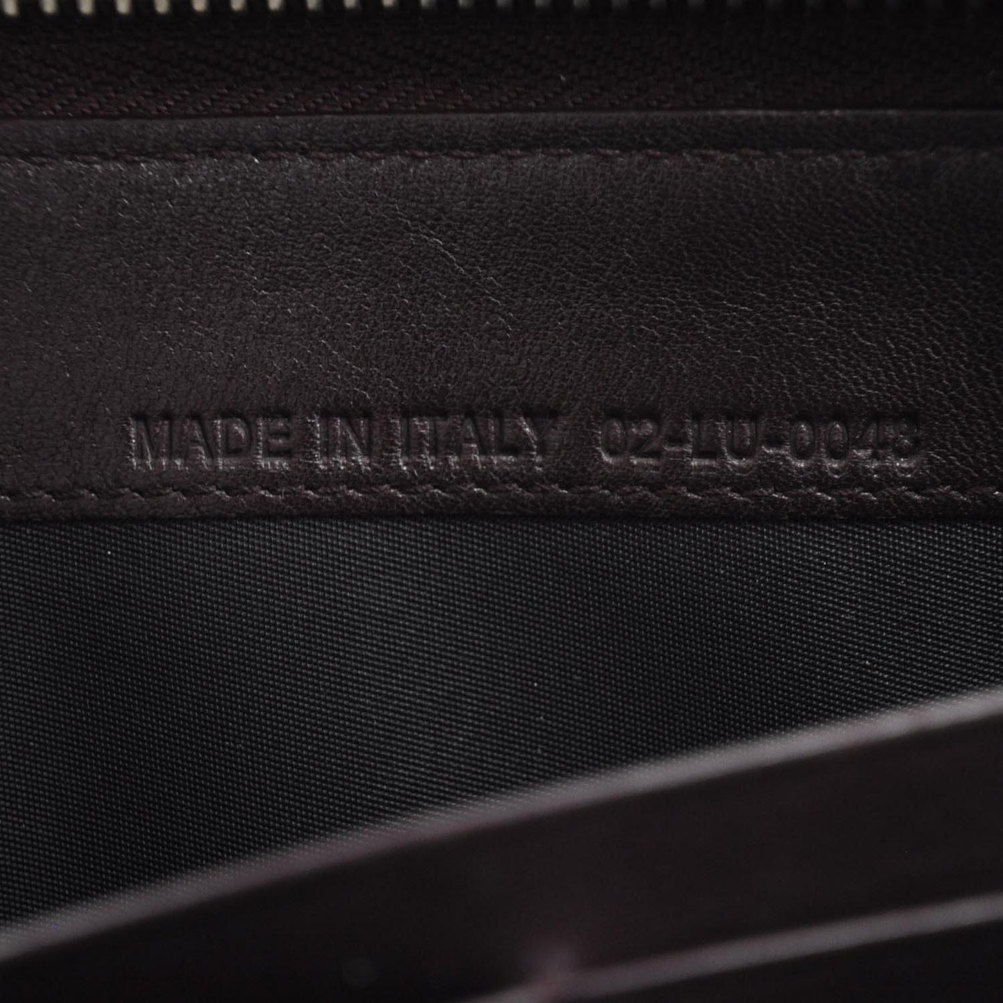 Patent Ultimate Zip Around Wallet Bordeaux