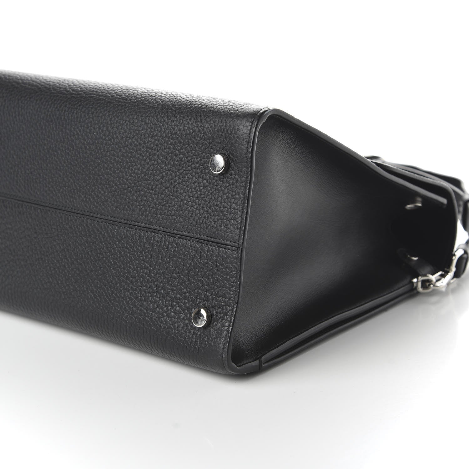 Christian Dior Grained Calfskin Large Diorever Flap Black 8 of 10