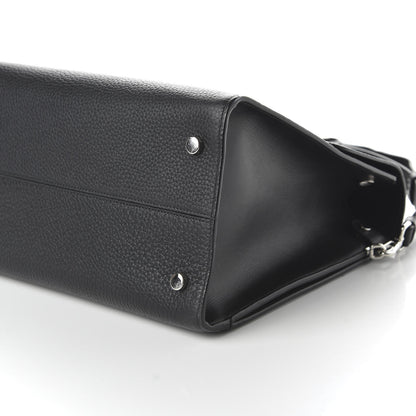 Christian Dior Grained Calfskin Large Diorever Flap Black 8 of 10