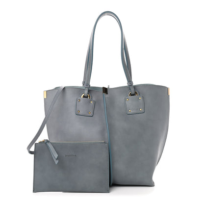 Chloe Smooth Calfskin Medium Vick Tote Cloudy Blue 1 of 15