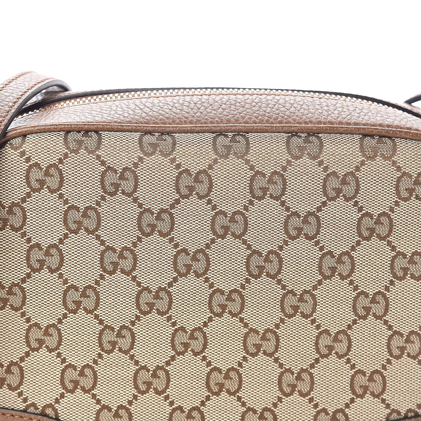 Monogram Mini Bree Messenger Bag Beige Tabacco
