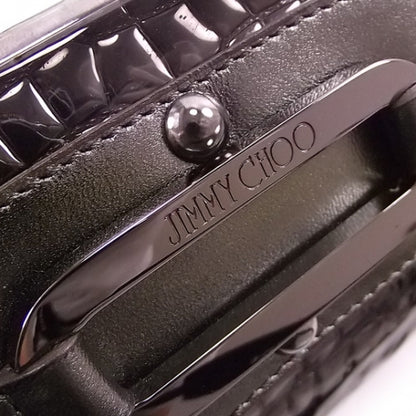 Jimmy Choo Crocodile Tulita Tube Clutch Black 7 of 7