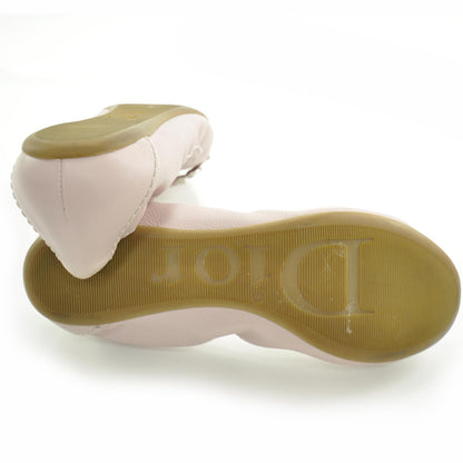 Christian Dior Leather Ballet Flats 37 Pink 6 of 9