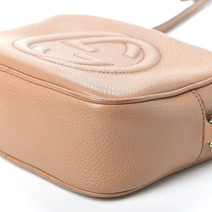 Gucci Pebbled Calfskin Small Soho Disco Bag Rose Beige 10 of 14