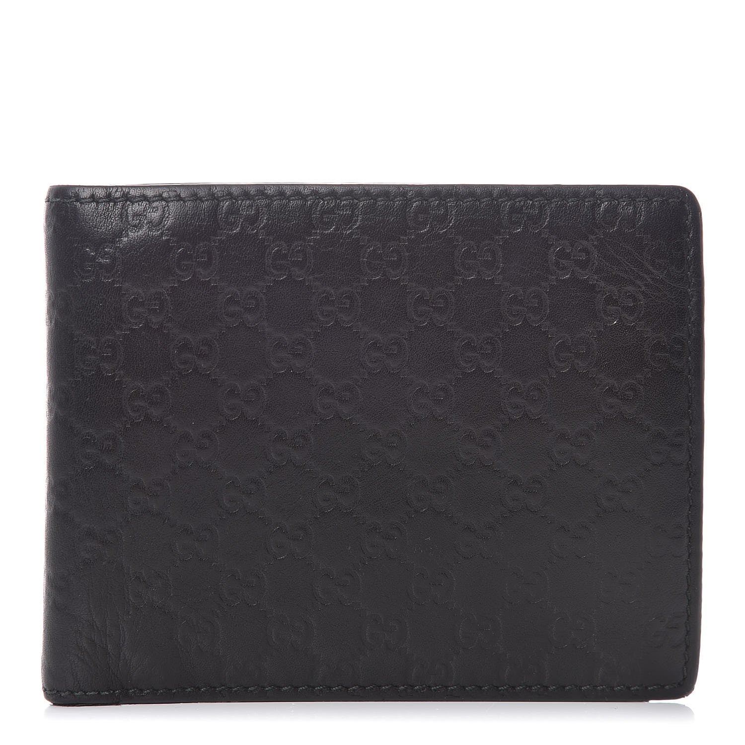Gucci Microguccissima Bi-Fold Wallet Black 1 of 7