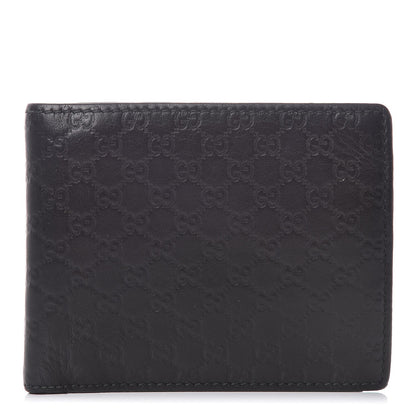 Gucci Microguccissima Bi-Fold Wallet Black 1 of 7