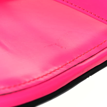 Balenciaga Calfskin Logo Thong Sandals 35 Neon Pink 13 of 13