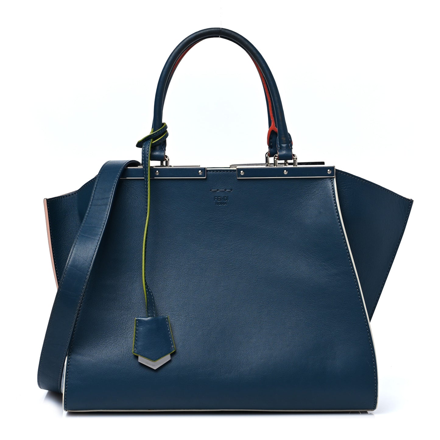 Vitello Dolce Century Petite 3Jours Tote Pavone