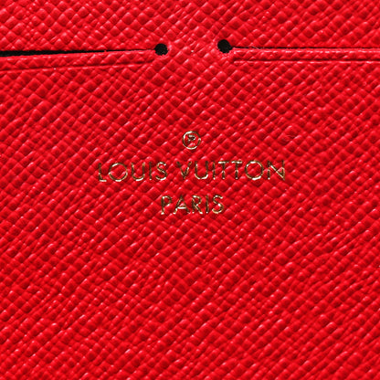 Louis Vuitton Damier Ebene Clemence Wallet Cherry 6 of 8