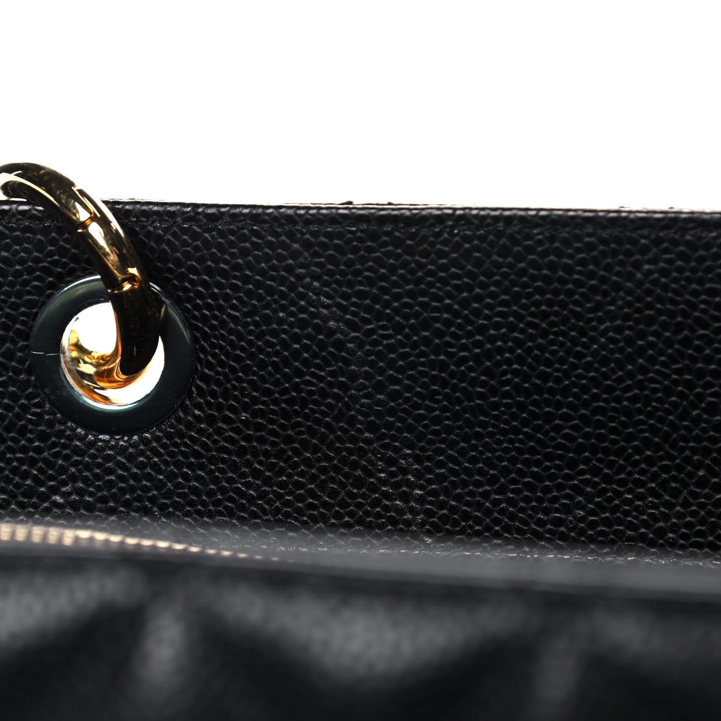 Caviar Quilted XL Grand Shopping Tote GST Black