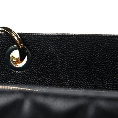 Chanel Caviar Quilted XL Grand Shopping Tote GST Black 9 of 11