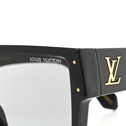 Louis Vuitton Acetate Swarovski Crystal Cyclone Sunglasses Z1578W Black 5 of 9
