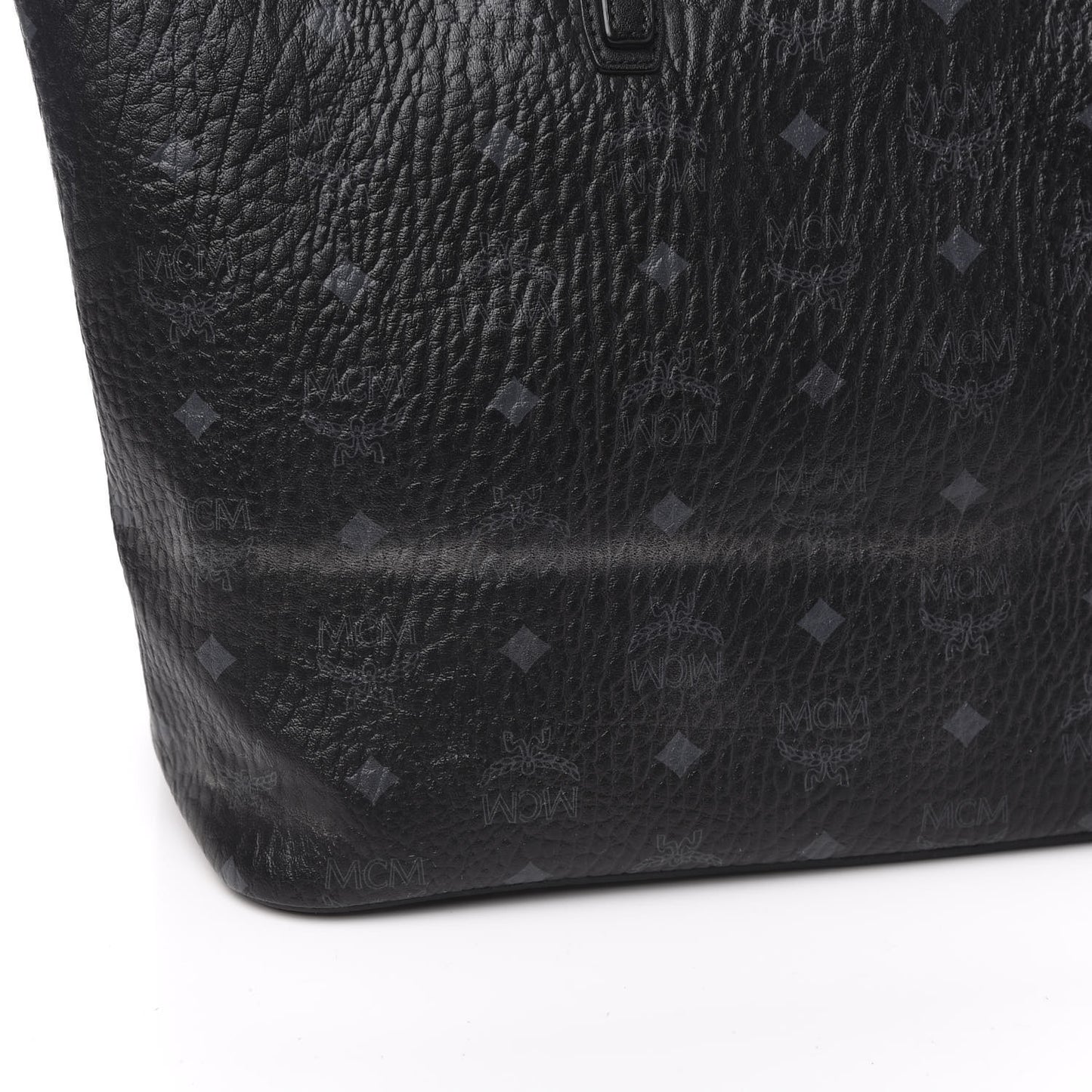 Visetos Medium Anya Zip Top Shopper Tote Black