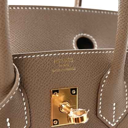 Hermes Epsom Birkin Sellier 25 Etoupe 6 of 11