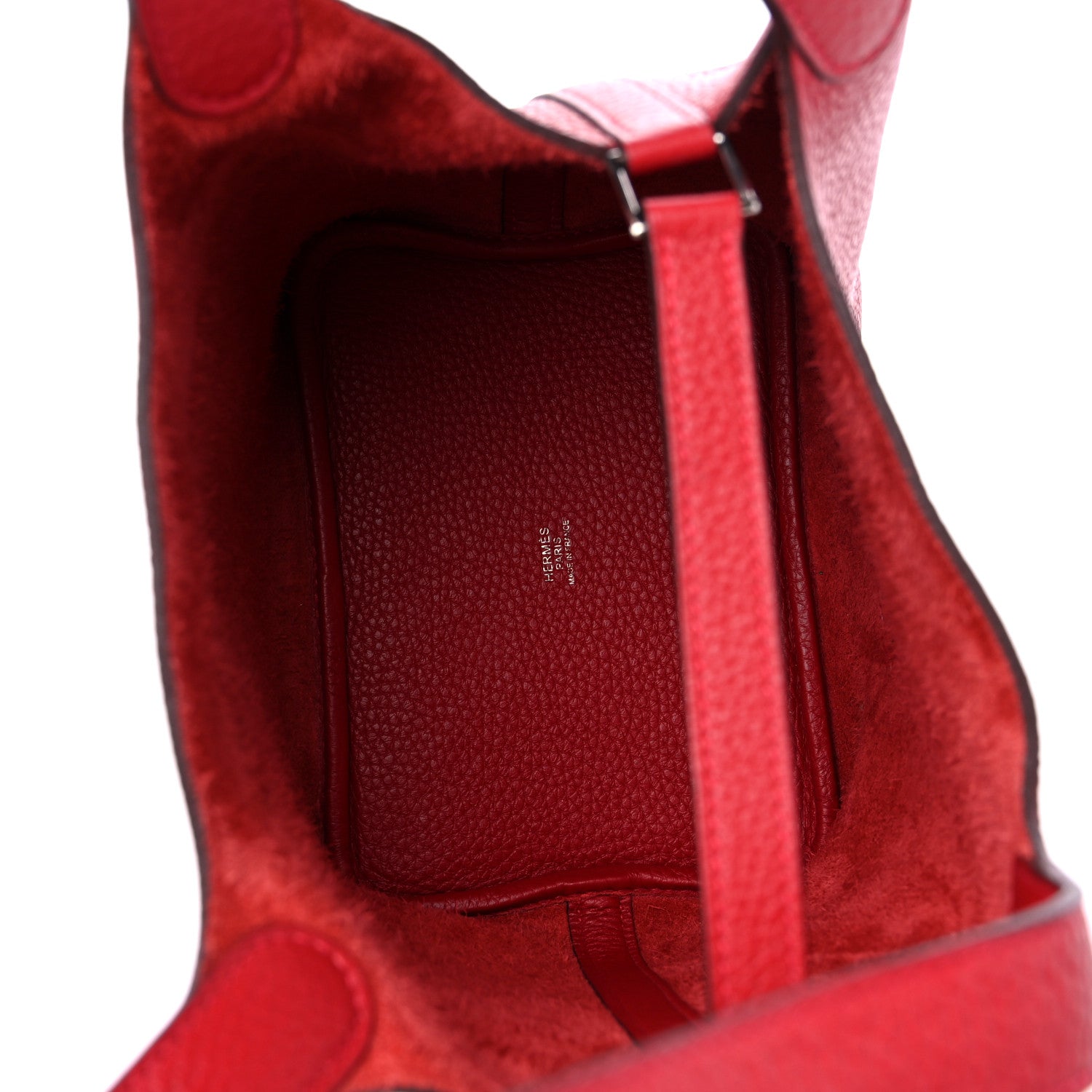 Hermes Taurillon Clemence Picotin Lock 18 PM Rouge Casaque 5 of 10