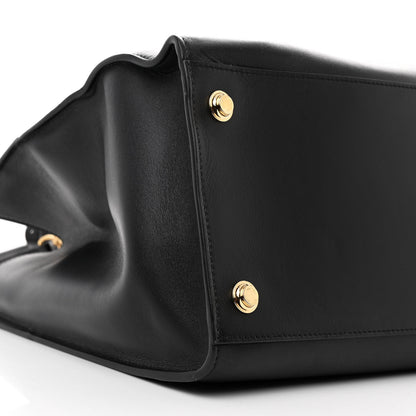Louis Vuitton Calfskin City Steamer MM Black 8 of 9