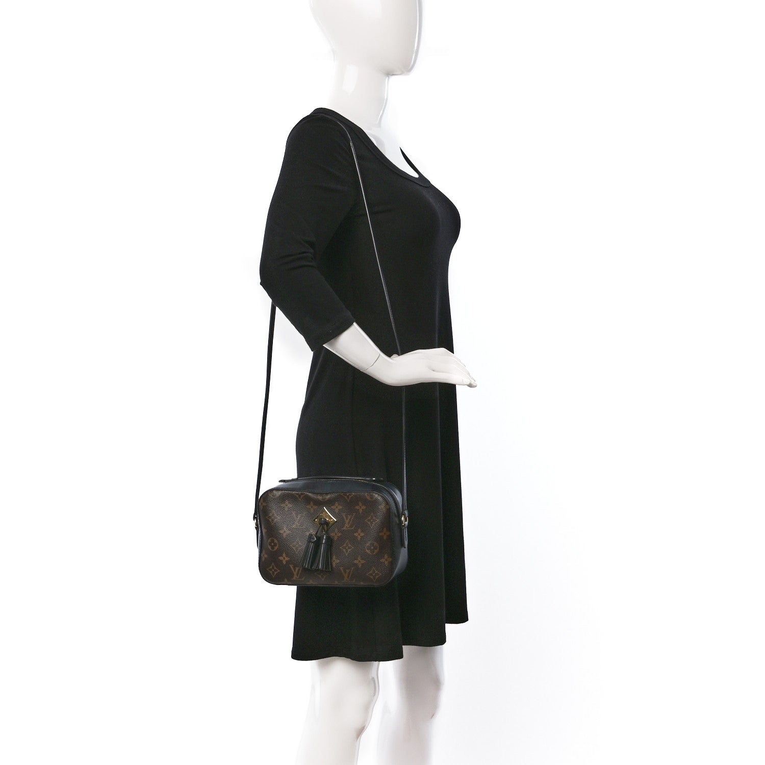 Louis Vuitton Monogram Saintonge Black 2 of 10