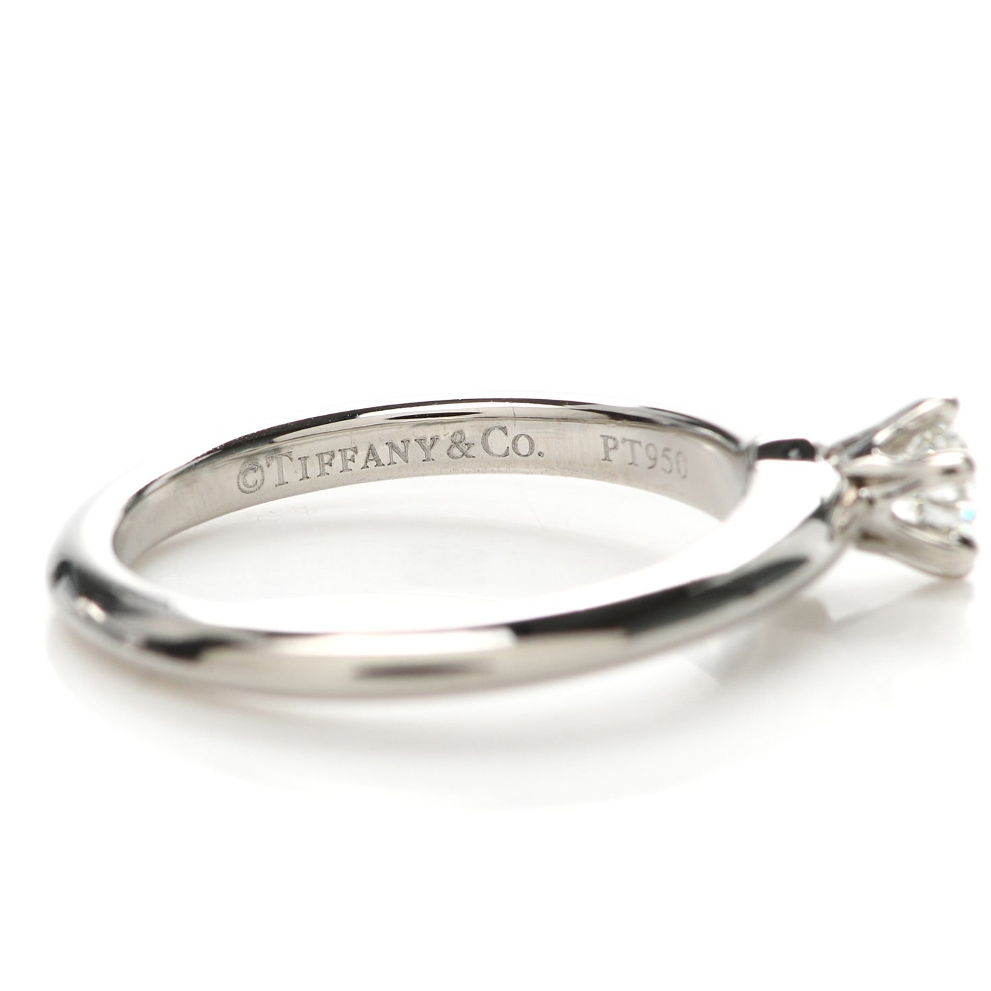Platinum Diamond .23ct Solitaire Engagement Ring 49 5