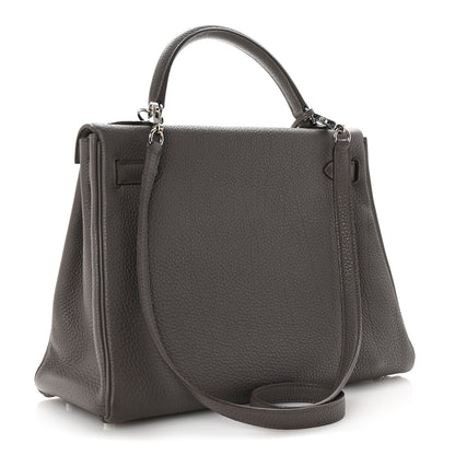 Hermes Togo Kelly Retourne 32 Etain 3 of 10