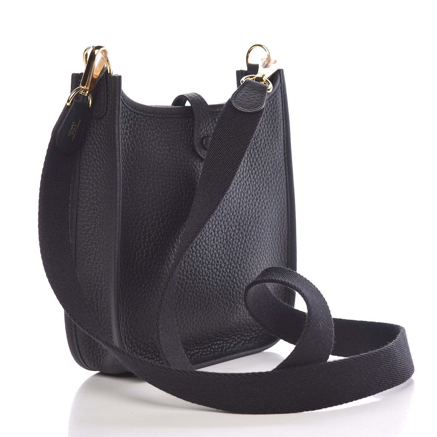 Hermes Taurillon Clemence Evelyne TPM Black 3 of 11