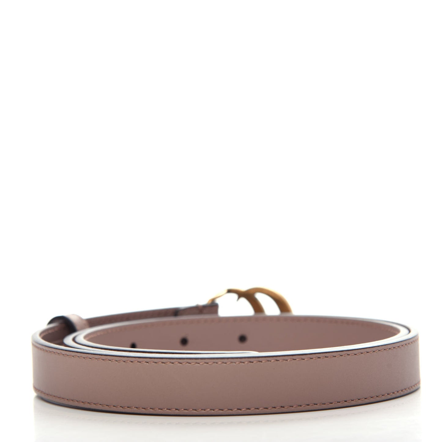 Calfskin Double G 20mm Belt 90 36 Porcelain Rose