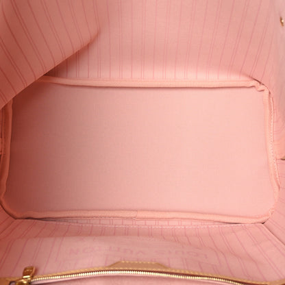 Louis Vuitton Damier Azur Neo Neverfull MM Rose Ballerine 5 of 9
