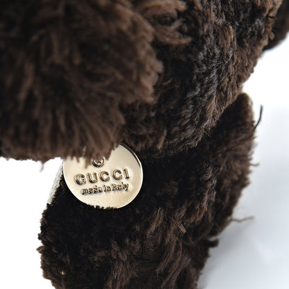Gucci GG Supreme Monogram Lulu French Poodle Bag Charm Brown 3 of 3
