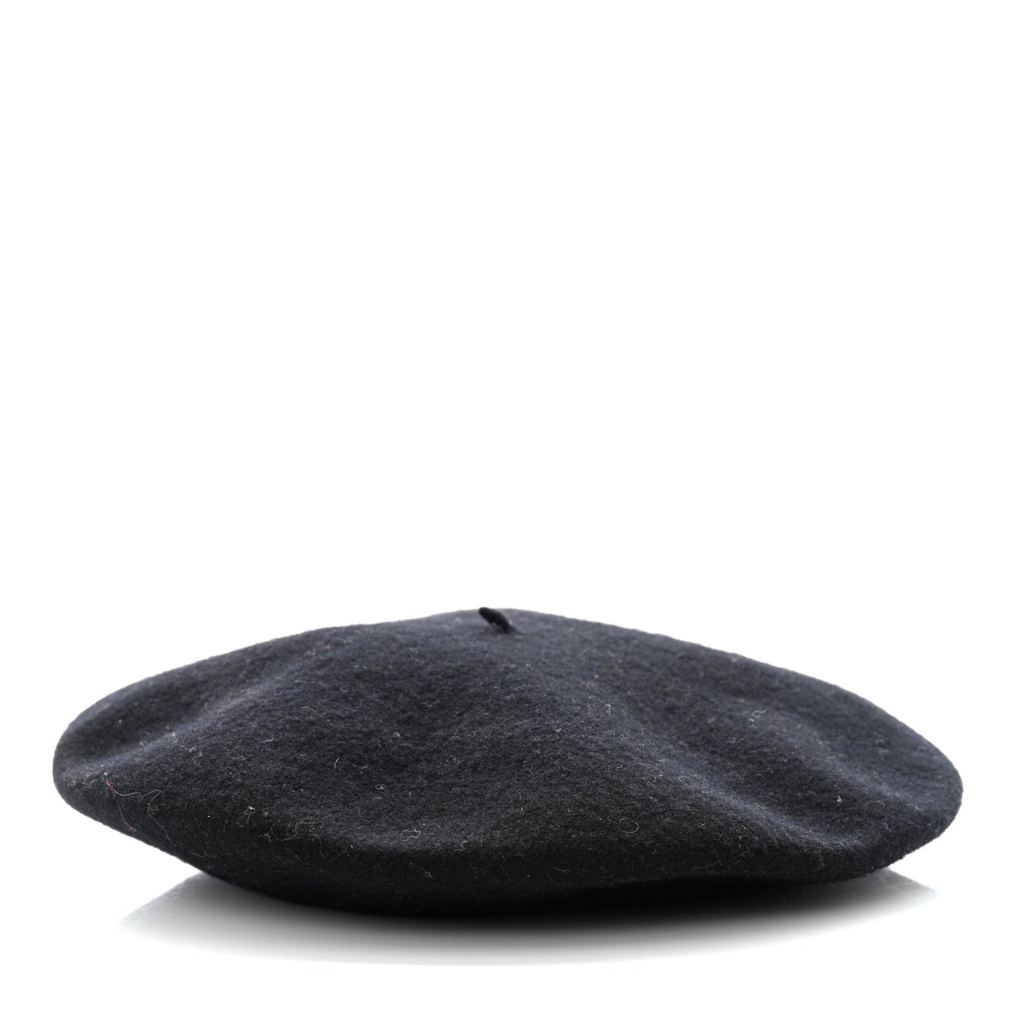 Wool Beret Hat M Black