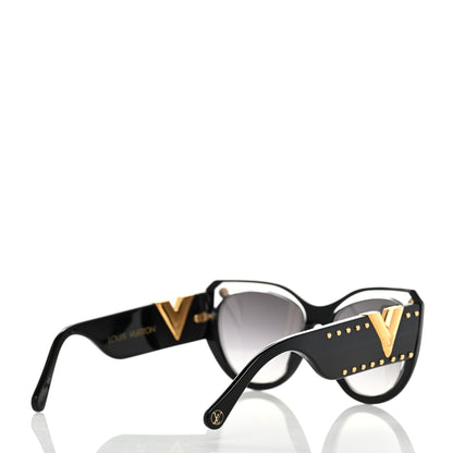 Louis Vuitton Acetate My Fair Lady Sunglasses Z0902W Black 4 of 10