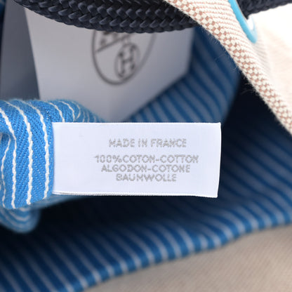 Hermes Toile H Canvas Under The Waves Drawstring Duffle Bag 7 of 10