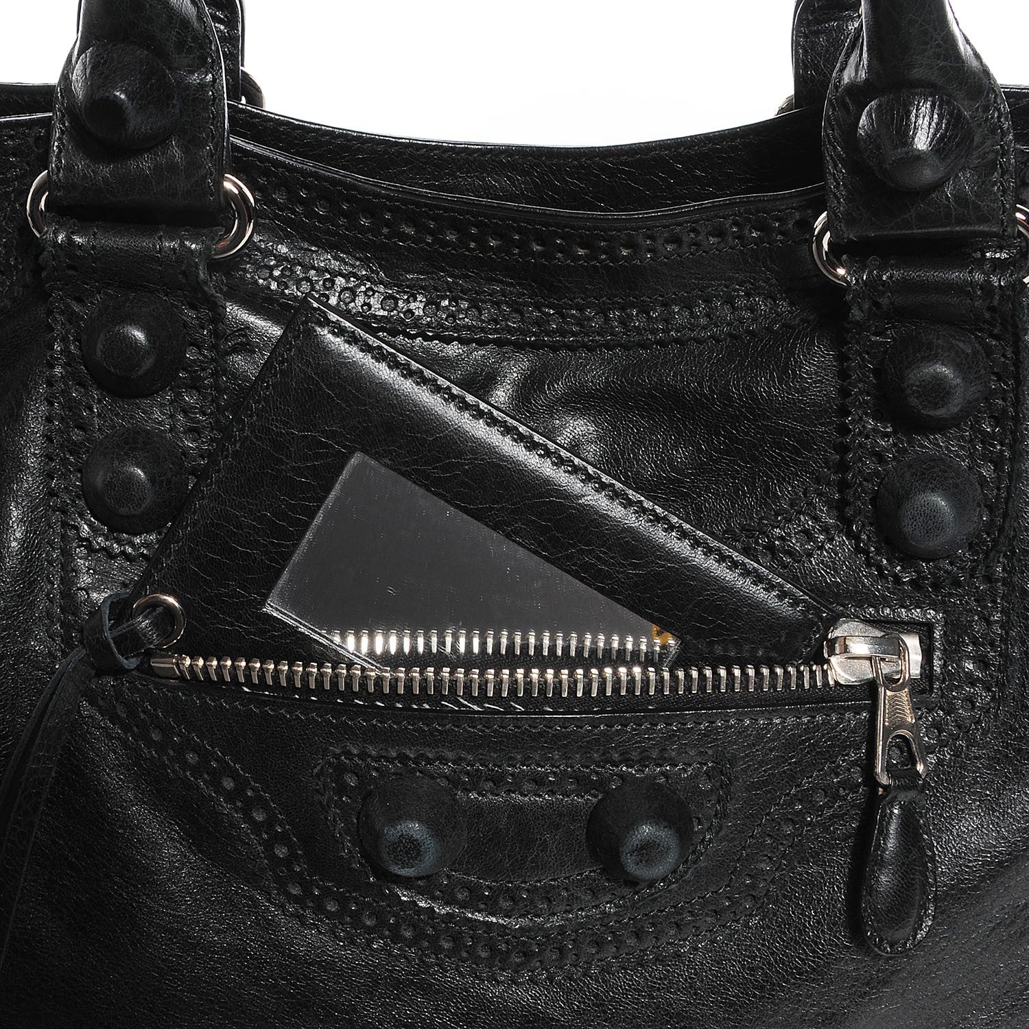 Balenciaga Agneau Giant Brogues Hardware Velo Velo Black 15 of 15