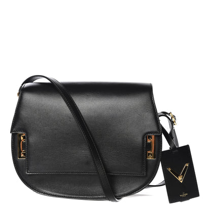 Valentino Garavani Calfskin My Rockstud Saddle Bag Black 1 of 11